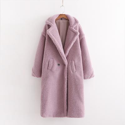 China New Fashion Wool Trench Coat Women Winter Wear Long Parka Women Clothing en venta