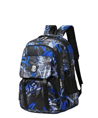 China Waterproof wholesale Korean version of the first tide high school college student fashion camouflage travel backpack school bag boys for sale