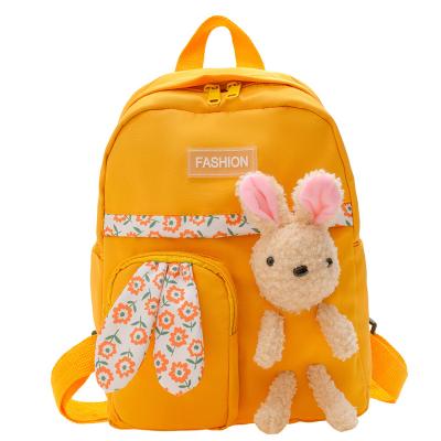 China Diary Used New Design Hotsales Rabbit Cotton Children Girls School Backpack for sale