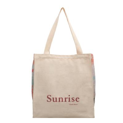 China Wholesale Custom High Quality Printed Eco Friendly Durable Recycle Tote Shopping Reusable Women Canvas Cotton Bag for sale