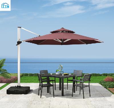 China Dining 2021 Hot Sales Metal Frame Patio Umbrellas Waterproof Garden Umbrellas Outdoor Garden for sale