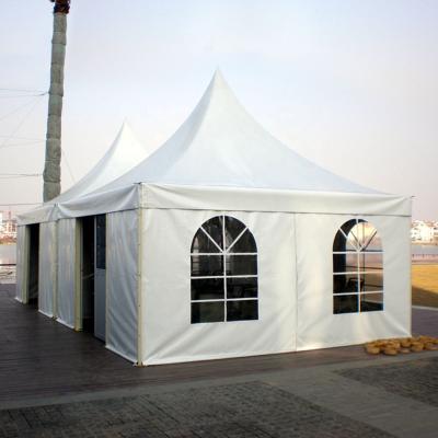 China UV-resistant / windproof / waterproof easy set up gazebo tent 10x10 feet canopy tent pagoda tents for sale for sale