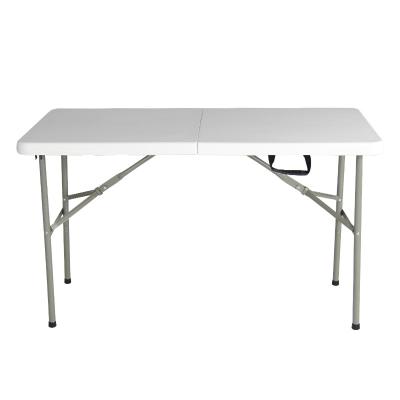 China Modern Patio Furniture Portable Plastic White Banquet Kitchen Dining Picnic BBQ Foldable Table Camping Outdoor Folding Table for sale