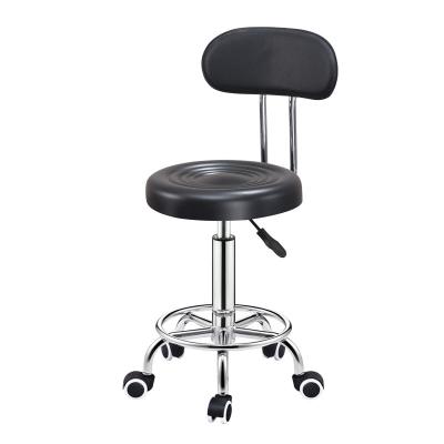 China High Quality Modern PU Leather Seat Bar Chair High Quality Fast Shipping Rotating Bar Stool With Comfortable Backrest for sale