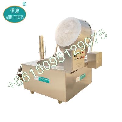 中国 Frying for Fried Peanut and Nuts Snacks Industrial Coated Gas Deep Fryers Gas Stir Fryer Machine Frying for Snacks 1-300°C Oil Immersed Fried Peanut and Nuts 販売のため