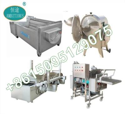 China Process Snack Chips Fried Onions Making Machine Processing Industrial Crispy Snack Chips 100~1000kg/hr for sale