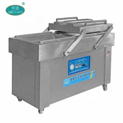 China DZ600 industrial double chamber meat food vacuum sealer packing machine for sale for sale