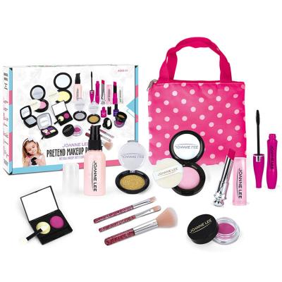 China Cosmetic Toy Makeup Set New Design Hot Selling Children Play Plastic Beauty Gifts Cosmetic Set Toy For Kids for sale