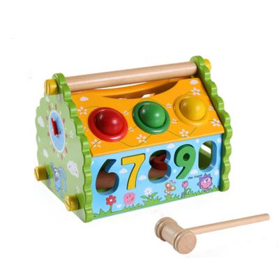 China Eco-friendly Material Wholesale Wooden Toys Child Disassembly and Assembly House Smart Children Multifunctional Educational Toys for sale