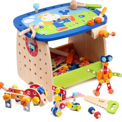 China Interesting Hot Selling Multifunctional Toys Screw Nut Set Combination DIY Puzzle Building Block Toys For Children for sale