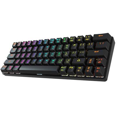 China DK63 Dierya Tooth 60% Gaming Keyboard Mini Mechanical Keyboards DK63 Wireless Blue N-Key Rollover for Windows and Mac for sale