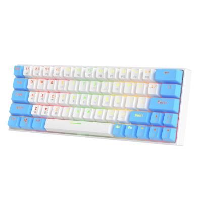 China Dropshipping TMKB DK63 Swapppable Keyboard Game Master Mechanical Keyboard 61 Wireless Hot Dual Mode Compact For IOS Android Win PC Game for sale