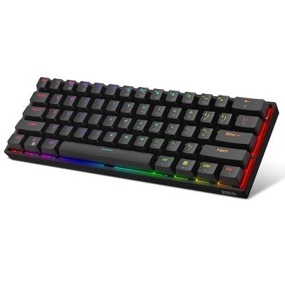 China Teclas DK61E Plug and Play Mechanical Keyboard Dierya 60% Cable Backlit Gaming Keyboard by 60% Teclado DK61E 60 Percent RGB Drop Shipping for sale