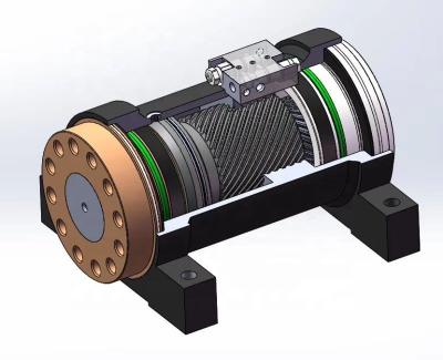 China Earing Rack Hydraulic Rotary Clamp Or Acuator / Hydraulic Rotary Cylinder for sale