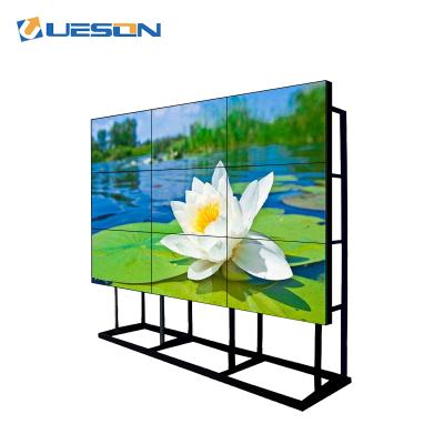 China Bezel Indoor Combo LCD Video Wall, LCD Wall TFT Video Screen By UESON Factory Directly 49 Inch Indoor for sale