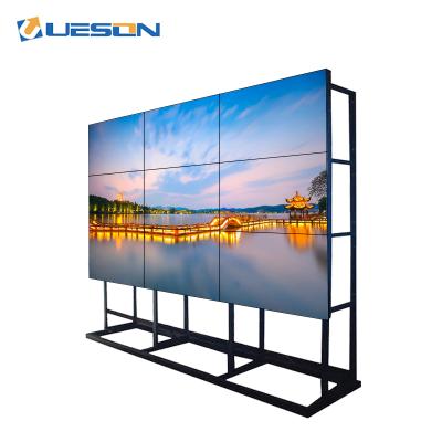 China UESON Indoor Factory Directly 3x3 49 Inch Bezel Seamless LCD Video Wall Bezel LCD Video Wall System for sale