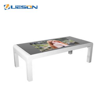 China Custom open frame fashion table style LCD display kiosk stand PC touch screen / smart desk for sale