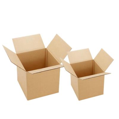 China Recycled Materials Packaging Recycled Big Logo Cardboard Packaging Carton Empty Box for sale