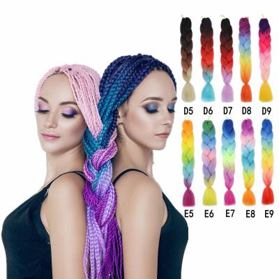 China African Hair Braiding Styles STORE Expression 49inch Ombre Hair Jumbo Braid Crochet Hair Extension Jumbo Braiding Hair Synthetic Braiding Hair for sale