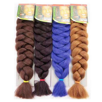 China Hair Braiding Styles Private Label Synthetic Hair Extensions For Box Twist Braids 82 Inch 165g X Pressure Elephant Hair Prestretched Braiding Hair for sale