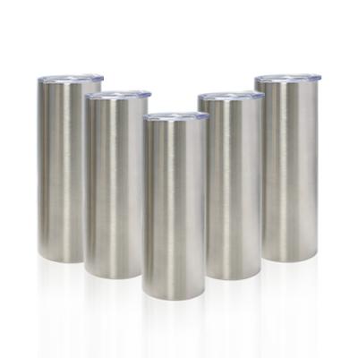 China Sublimation blank 30oz stainless steel double wall viable vacuum closed cup thick lean straight tumbler for sale