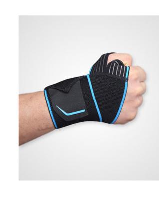 China Amazom Shopping Adjustable Breathable Logo Wrist Support Wrist Brace Cross Training Powerlifting Weightlifting Gym Wrist Wraps For Man for sale