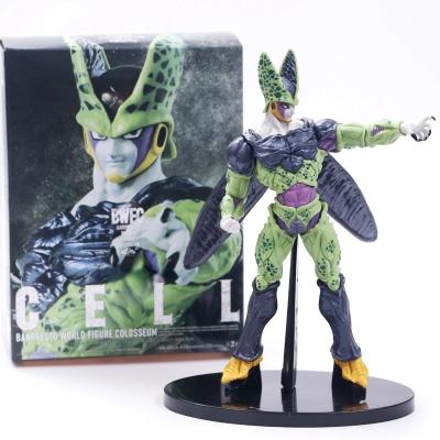 China Dragon Cell Standing Posture Figure Future Index Figure Battle Damaged Doll Decoration Cartoon Toy DBZ Anime Action for sale