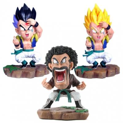 China Mini Size Popular Japanese Cartoon DBZ GK Gotenks and Cartoon Toy 3 Styles Trunks Model Toy Anime PVC Figure for sale