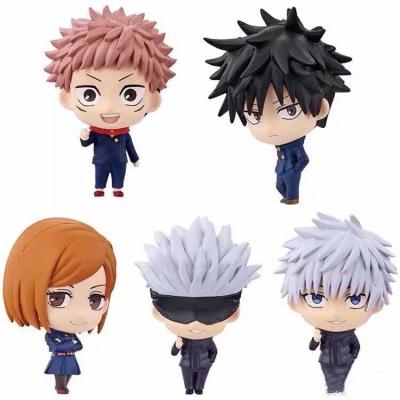 China MODEL Figures Itadori Yuji Action Figure Fushiguro Megumi Kugisaki Nobara Gojo Satoru Anime Toys from TOY 5pcs/set Jujutsu Kaisen 5cm for sale