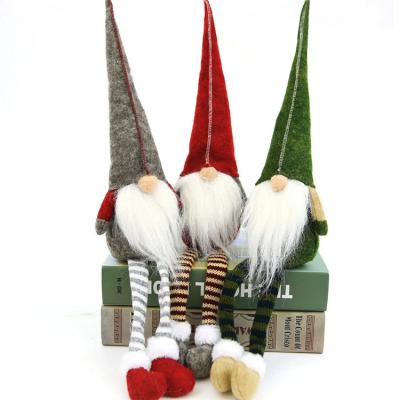 China Entertainment Toys Swedish 2021 New Gnome Ornaments Santa Christmas Decoration Long Legged Rudolph Elf Doll Shop Window Display for sale