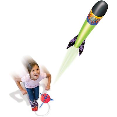 China Best Selling Soft Foam Educational Aerodynamic Children's Pedal Rocket Launcher Toy Educational Pedal Toy Outdoor Toy for sale