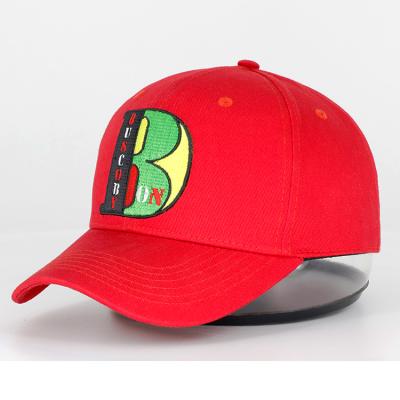 China COMMON High Quality Custom Red Embroidery Cotton Blank Baseball Caps for sale