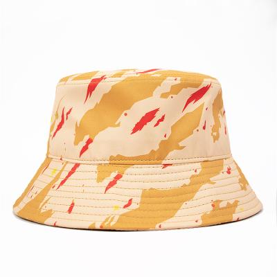 China Character Custom All Over Print Bucket Hats Printed Fisherman Bucket Hat for sale