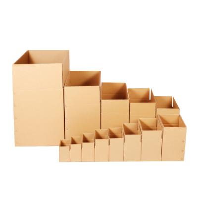 China Recyclable Wholesale Recycled Planes Corrugated Cardboard Box Retail Grocery Brown Shipping Boxes Bakery For Shipping for sale