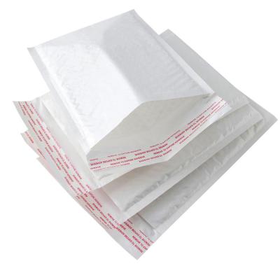 China Self Adhesive White Poly Bubble Mailer Messenger Bubble Mailing Bag Express Seal Envelopes for sale