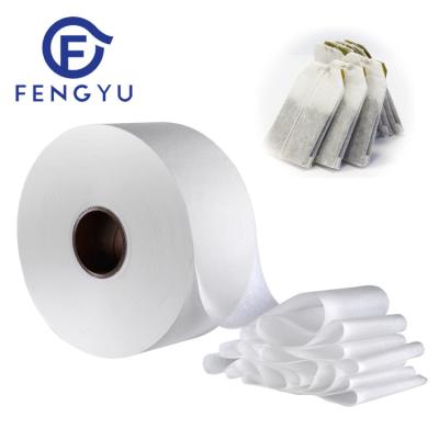 China Tea And Coffee Food Grade Heat Seal Tea Bag Wrapping Filter Paper In Roll for sale