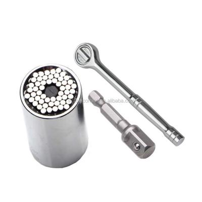 China Multi Functional Universal Socket Wrench , Kusonkey Professional Grade Universal Socket Wrench Set for sale