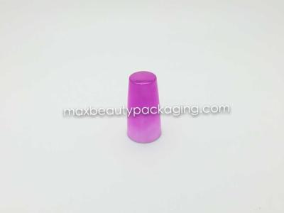 China N2034 nail polish cap nail polish packaging plastic cap UV coating metalized pink gradient color finish for sale