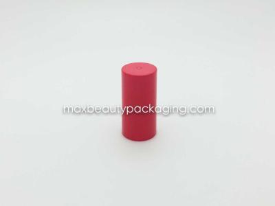 China N1004C nail polish cap nail polish packaging plastic cap UV red coating finish round cap flat brush for sale