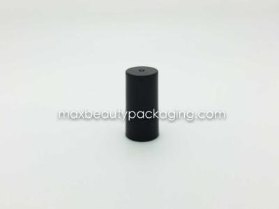 China N1004D nail polish cap nail polish packaging plastic cap shiny black round cap uv coating available flat brush for sale