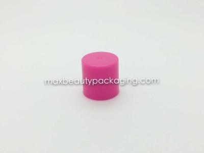 China N1007 nail polish cap nail polish packaging plastic cap injection pink round cap double cap uv coating color available for sale