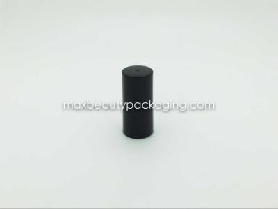 China N8004 black long straight nail polish cap injection black single cap uv coating nail polish packaging for sale