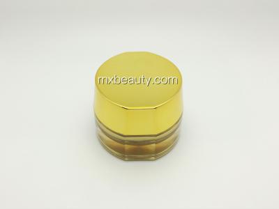 China first class pmma OVAL SHAPE cream jar for different size 25g acrylic cream jar cosmetic packaging plastic cream jar for sale