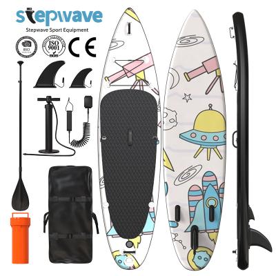 China Unisex Drop Boarding 10' SUP Board Inflatable Paddle Board Stand Up Paddle Board 10' Flower Surfboard for sale