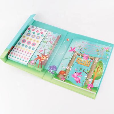 China paper & Cheap Cardboard Sunrise Promotion Price DIY Sticker Activity Book Kids for sale