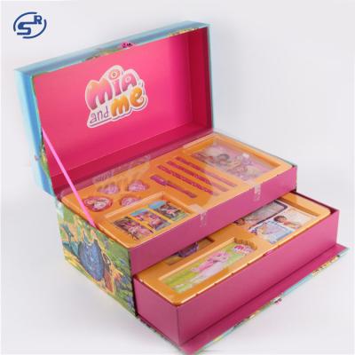 China Sunrise Students Back To School Gift Cartoon Stationery Box Set Custom Size for sale