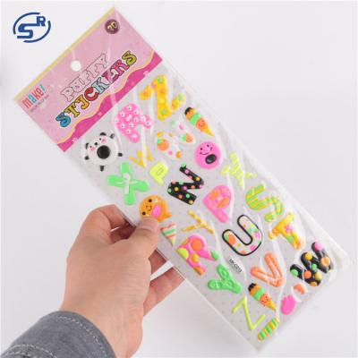 China Cartoon Sticker Sunrise Promotion Hot Item Puffy Sticker Suppliers for sale