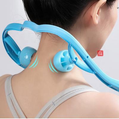 China Portable Hot Selling TEN+EMS Innovative Pulse Dual Frequency Cordless Neck Massager and Shoulder Massage Neck Massager for sale