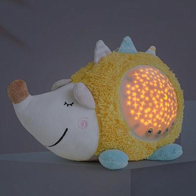 China Hot Selling Star Projector and Music Baby Sleep Plush Kids Plush Toys Baby Comfort Star Projector Night Light Dolls for sale