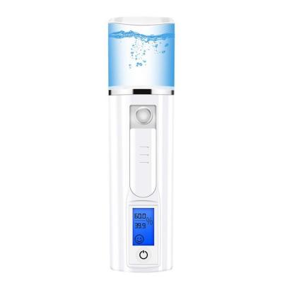 China Portable Mini Electric Facial Steamer Skin Steamer USB Rechargeable Nano Face Mist Sprayer for Women Girls Women for sale